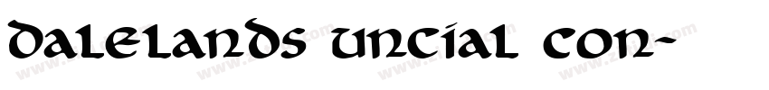 Dalelands Uncial Con字体转换